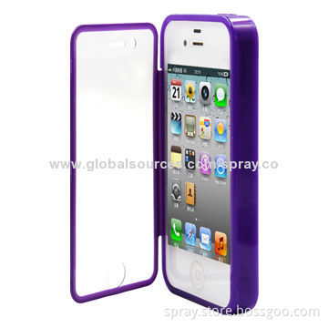 Folio Style TPU Case for iPhone 4/4S, Various Colors Available